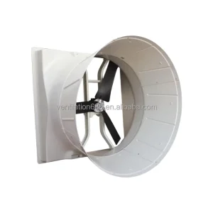 Axial Exhaust Fan 55 Inch 59000m3 h FRP Corrosion Proof Housing Heavy Duty Direct Drive Motor for Poultry Livestock Barn
