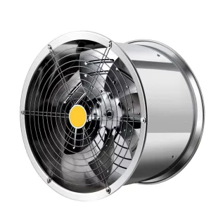 Axial Flow Exhaust Fan High Air Volume Low Noise Electric Stainless Steel 220V 380V Factory Workshop Warehouse Industrial