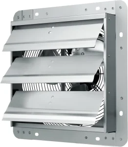 Axial Flow Exhaust Shutter Fan