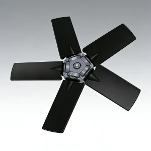 Axial Flow Fan Wheel Streamlined Blade Compressor Radiator Fan Propeller for Rotary Compressor Cooling Replacement