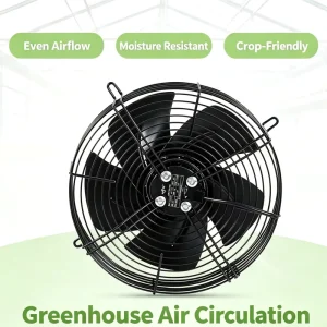 Axial Ventilation Fan High Airflow Industrial Exhaust Fan for Warehouse Greenhouse Farm