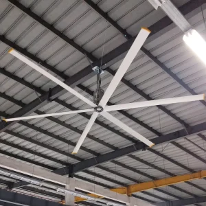 BLOWING Summer Diameter 7.3m 24FT HVLS Industrial Ceiling Fans German Motor 6 Blades Aluminum Alloy 380V 220V CE Certified