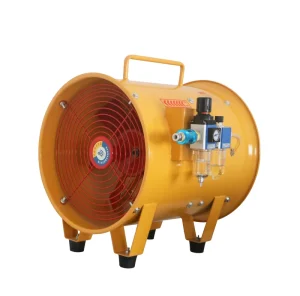 BSFQ-200 Portable Pneumatic Explosion-Proof Axial Fan Ventilation Blower OEM ODM Industrial Marine Mining Use Cast Iron 200mm