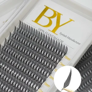 BY Anime Spike Lash Bulk Lash Trays Custom Manga Lash Grafting Lash Extensions Anime Comics Spire Lashes