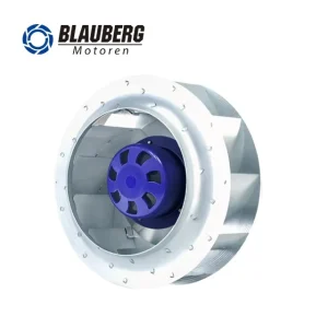 Backward Curved DC Centrifugal Fan IP55 Protection 24V 133x133x63mm for HVAC Duct Ventilation and Air Filtration