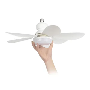 Banqcn Living Room 3000K~6500K CCT Remote Control Led Ceiling Fans Dimmable 6 Blade 3 Wind Speed LED Light Ceiling Fans Light