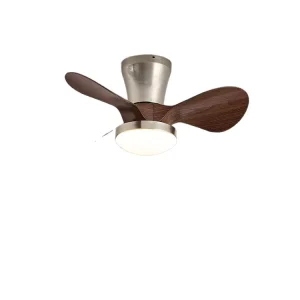 Bedroom Fan Light Eye Protection Silent Simple Study Dining Room Household Small Ceiling Fan Light New Chinese Style