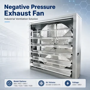 Belt Drive Explosive Proof Motor 6 Lacquered Blade Wall Industrial Exhaust Fan