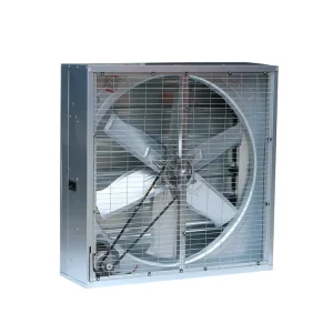 Belt Driven Axial Flow Ball Bearing Fan Wall Mounted for Construction Industry Stainless Steel and Iron Vents Cooling System