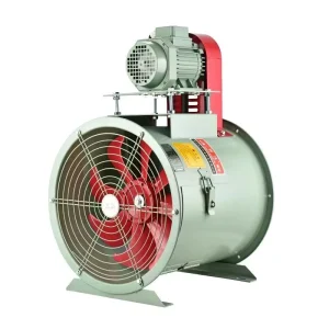 Belt Driven Axial Flow Fan External Shaft Type air Cooled Fan Suitable Spray Booths Mist Chambers