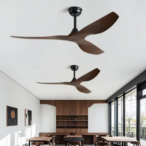 Best Selling Modern Ceiling Fan with Simple Pure Color Design 45 Inch Options 220V Remote Control & 3 Durable ABS Blades
