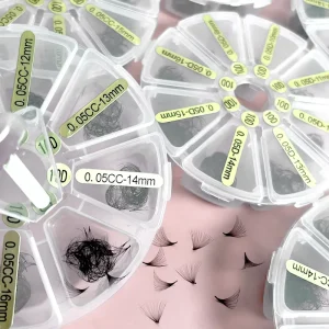 Best Selling Premade Volume Lash Fans Uniform 2D 10D Fans Bulk for Salon