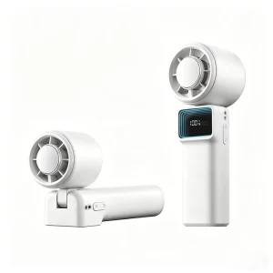 Best Selling USB Powered Five Speed Wearable Car Portable Handheld Fan Brushless Motor High Quality Corrugated Gift Box 5 Blade