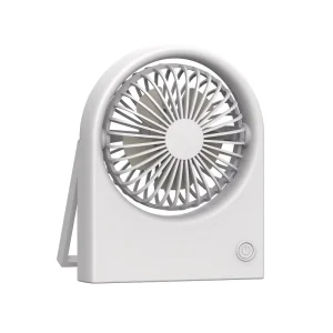 Best Small Desk Fan USB C Rechargeable Home Bedroom Office Quiet Fan Portable Personal Desktop Table Fan for Travel Camping