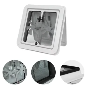 Best selling OLIVER Fitment RV Trailer Ventilation Hood Base with Motor and Camping car Exhaust Fan
