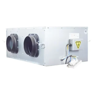 Bidirectional Flow Dual Head Air Ventilation Fan Double Flux System Wall Mounted Window Exhaust Fan Reversible Airflow for