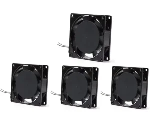 Big Air Flow 110V 220V 230V 80mm Metal Frame Ball Bearing AC Cooling Fan 80x80x25mm AC Axial Fan 8025mm