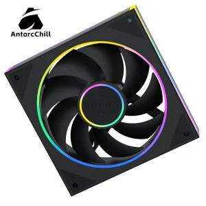 Black 120mm High Speed Cooling Fan PWM Low Noise Hydraulic Bearing PC Chassis 4Pin CPU Custom Logo