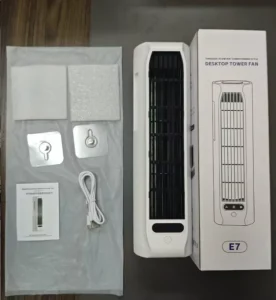 Bladeless Fan Silent Household Rechargeable Desk Fan Wearable Air Cooler Bedroom Living RV Car