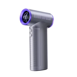 Bladeless Handheld Fan Brushless Motor 4000mAh Battery High Speed Airflow USB Rechargeable Portable Plastic Household Car