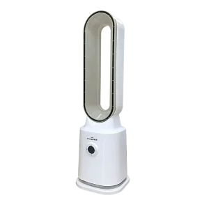 Bladeless Plastic Electric Air Cooling Fan Remote Control AC Motor Low Noise A+ Energy Efficiency