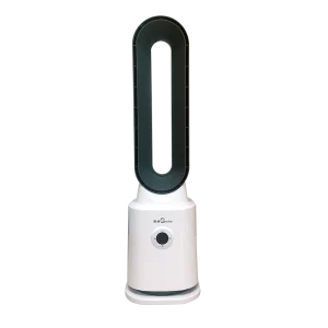 Bladeless Plastic Electric Air Cooling Fan Remote Control AC Motor Low Noise Energy Efficient A+ Household 10 12.9 Inch Diameter