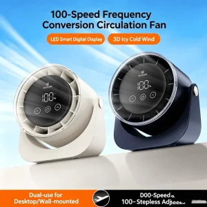 Bladeless Small Table Fan Strong Wind Adjustable Portable Desk Fan USB Powered Durable Summer Use Personal Cooling Fan for