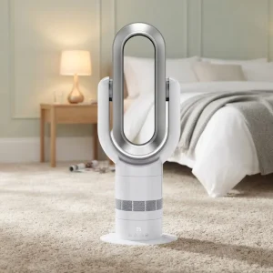 Bladeless Tower Fan 2 in 1 Heating Cooling Quiet Oscillating Remote Control Digital Smart for Home Hotel Indoor