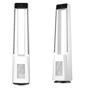 Bladeless Tower Fan Remote Control Energy Efficient Household Use Cooling Fan Timer