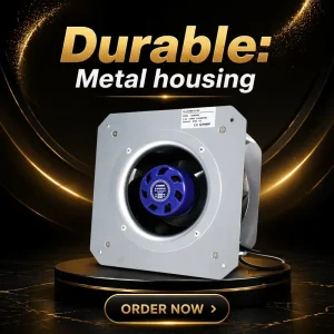 Blauberg 190mm High Efficiency Industrial Ventilation Radial Fans OEM Customizable with Plastic Blades