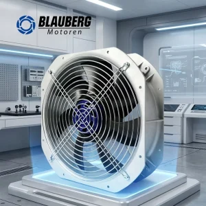 Blauberg 230V Industrial Brushless Radial EC Advanced Safety Protection EC Axial Fan for Industrial Cooling Ventilation