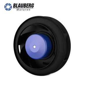 Blauberg Backward Curved DC Centrifugal Exhaust Fan IP55 Protection 24V Waterproof for Ducted Airflow Applications