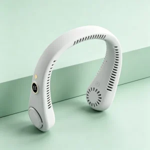Brand New Upgraded Version Smart Digital Display High Battery Life Low Price Cooling Neck Fan