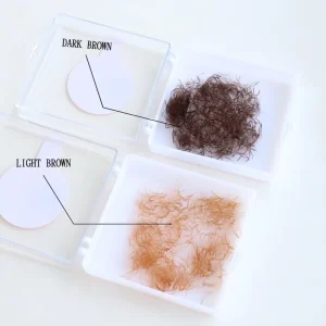 Brown Lash 5D Dark Brown PBT Material Handmade Natural Long Lash Extensions Premade 5D Thin Root Loose Fan Eyelashes