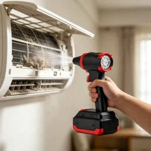 Brushless Cordless Turbo Blower Violent Jet Fan 600g High Pressure for Car Wash BBQ Outdoor