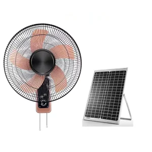 Brushless Motor Oem Odm Convenient Transportation Solar Dc Table Fan Solar Wall Fan for Home