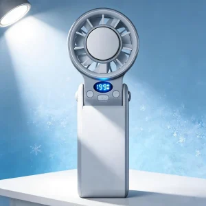 Brushless Motor Three Speed Mini Hand Fan Rechargeable Ventilatores Portatiles Mini Fans Bulk Portable Wearable Fans Hand Held
