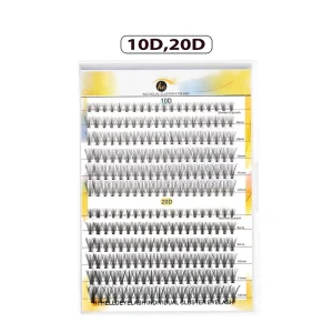 Bubble Tea Tapioca Round DIY Cluster Eyelash 75D L Curl 11 16mm