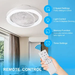 Bulk Custom Ceiling Fans Lights for Hotel Projects High Quality Energy Saving Silent Chandelier Fan Remote Control Smart Phone