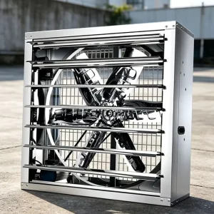 CE Certified Negative Pressure Wall Mount 380V 220V Shutter Type Fan Manufacturer Low Noise Steel OEM ODM