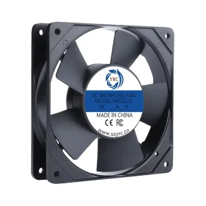 CE ROHS Electric AC Axial Flow Two Ball Bearing Plastic Blades 110mm 110x110x25mm 110V 220V 36 38dBA 3.05 4.76mmH2o Cooling Fan