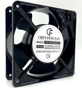 CF Cabinet Cooling Fan CF12038A2HS AC Axial Industrial Use 220 240V China OEM ROHS Certified