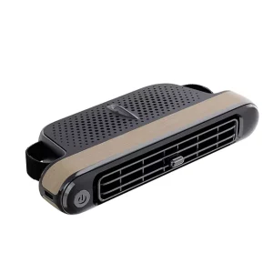 CF04 Car Seat Fan with Strong Wind Low Noise 3 Speeds Adjustable Bladeless Fan Design Ideal for Interior Cooling