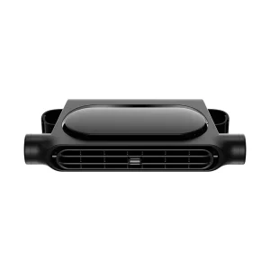 CF06 Car Air Conditioner Bladeless 3 Speeds Adjustable 3000mAh Plastic Battery Velcro Design USB Fan