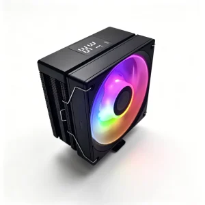 CO B2SX 05W 4 Heat Pipe ARGB Sync CPU Cooler Real Time Temp Display Direct Contact Quiet High Perf Fan for Intel LGA1851 1700AMD