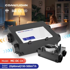 COMAYJOHN MC DC DK (Parts) Ceiling Heat Exchanger Room Bathroom Exhaust Ventilation Fan Fresh Air System Home