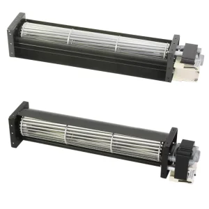 COOLCOM CM40150 PB AC Industrial Aluminum Blower 40mm Cross Flow Exhaust Ventilation Fan with OEM Motor