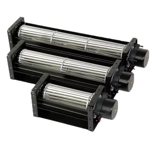 COOLCOM CM40250 PB 24V DC Blower 40mm Industrial Aluminum Double Cross Flow Exhaust Ventilation Fan OEM Motor