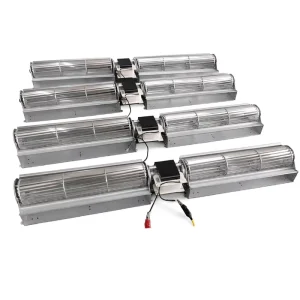 COOLCOM CM65300HB02 PAA Tangential Cross Flow Fan for Heater Radiator Fireplace High Temperature OEM Customizable