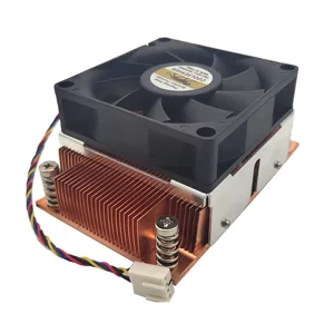 COOLSERVER LGA2011 CS 2U3C N CPU Server Cooler Computer Case Silent Two Ball Bearing Copper Aluminum Fan Radiator 125W